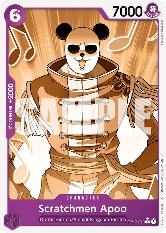Scratchmen Apoo (Pandaman Art) (OP17-070) (OP17)