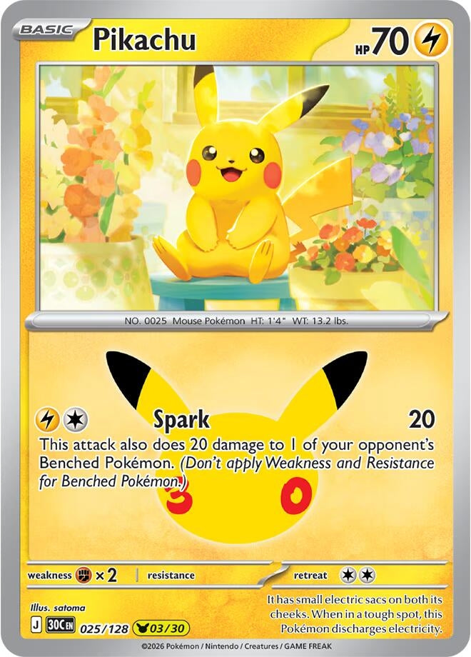 Pikachu (025/128) (30C)