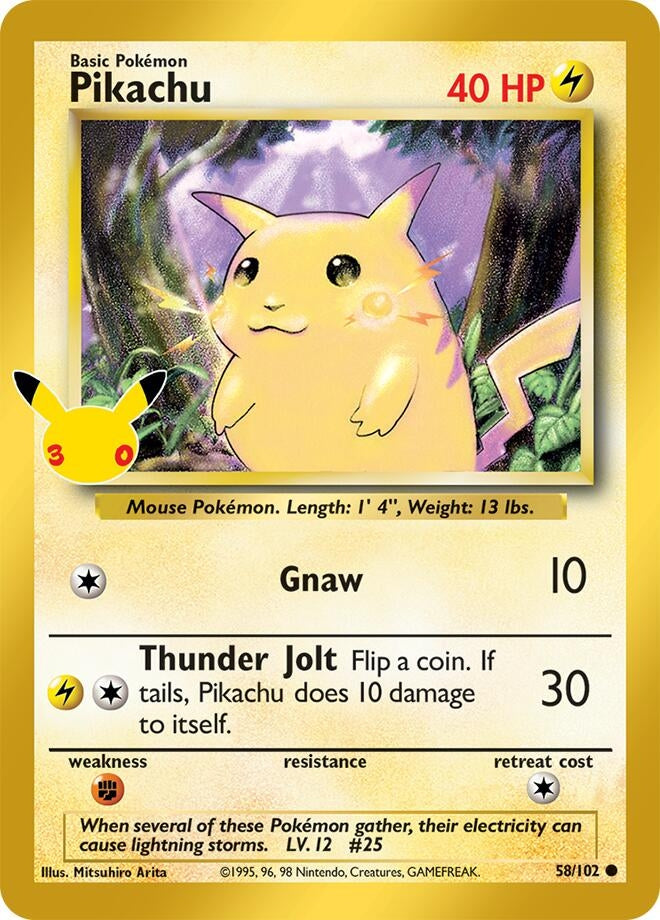 Pikachu (58/102) (30C)