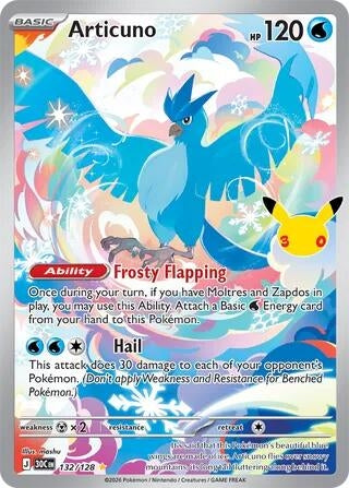 Articuno (132/128) (30C)