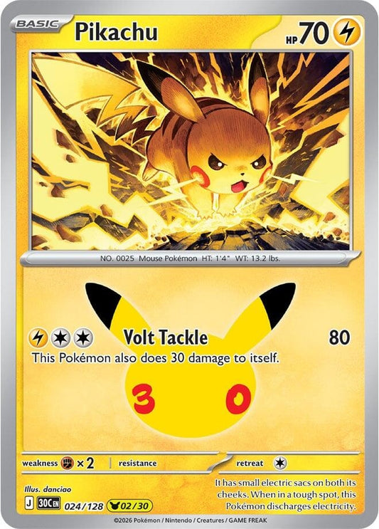 Pikachu (024/128) (30C)