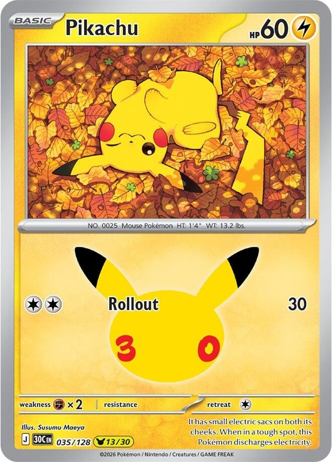 Pikachu (035/128) (30C)