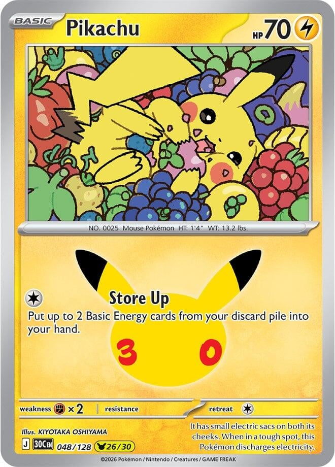 Pikachu (048/128) (30C)