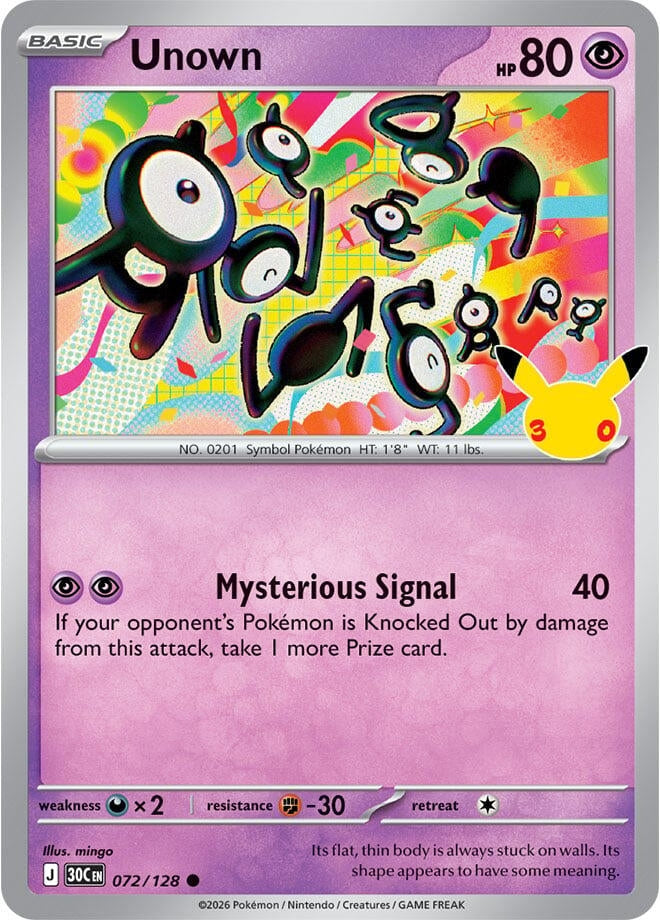 Unown (072/128) (30C)