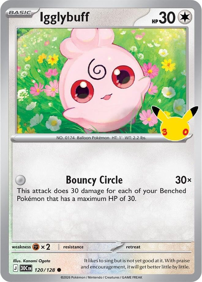 Igglybuff (120/128) (30C)