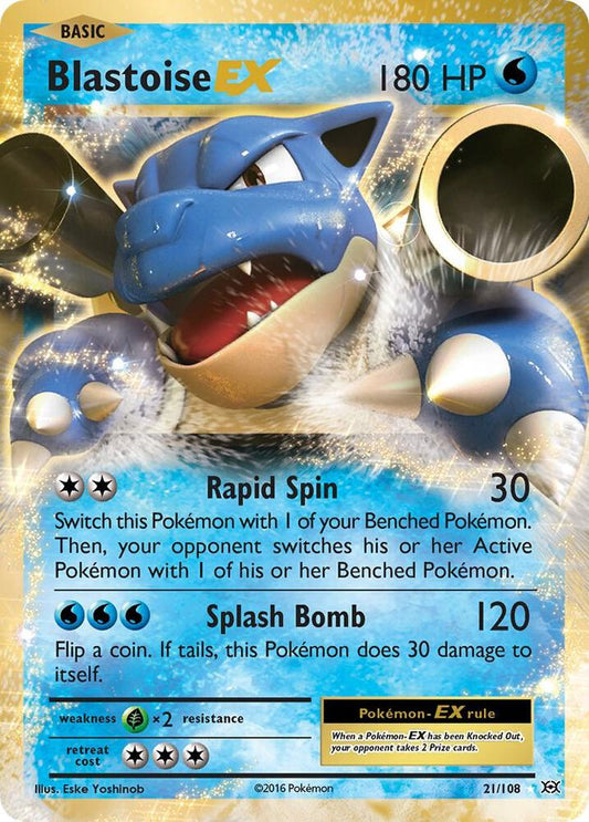 Blastoise EX 21/108 - LP