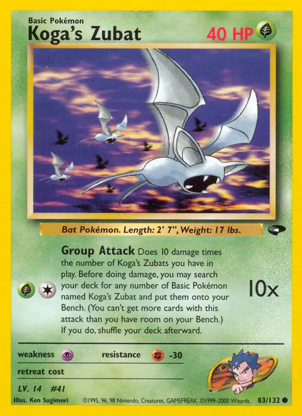 Koga's Zubat (083/132) (G2)