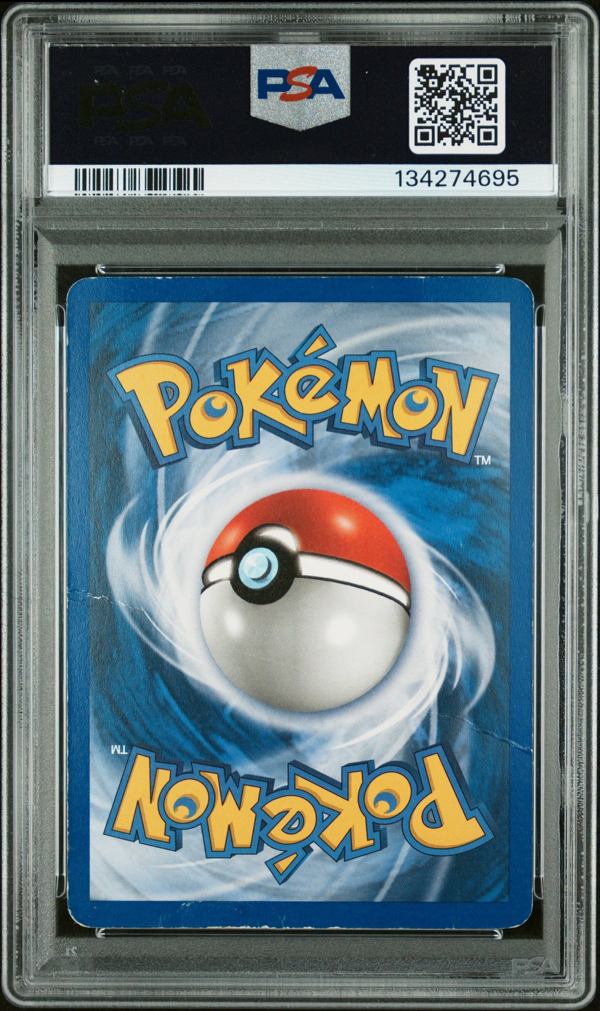 2002 POKEMON LEGENDARY COLLECTION #9 DARK VAPOREON LEGENDARY COLL-REV.FOIL PSA 1