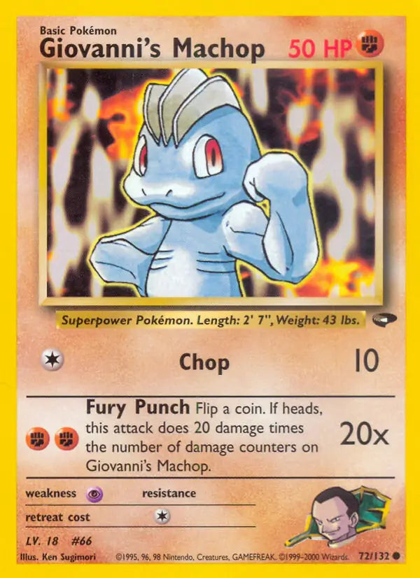 Giovanni's Machop (072/132) (G2)