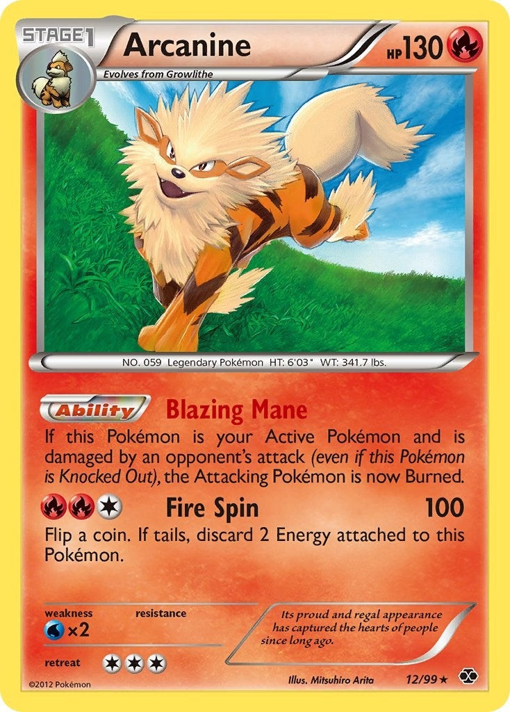 Arcanine (12) (12/99) (NXD)