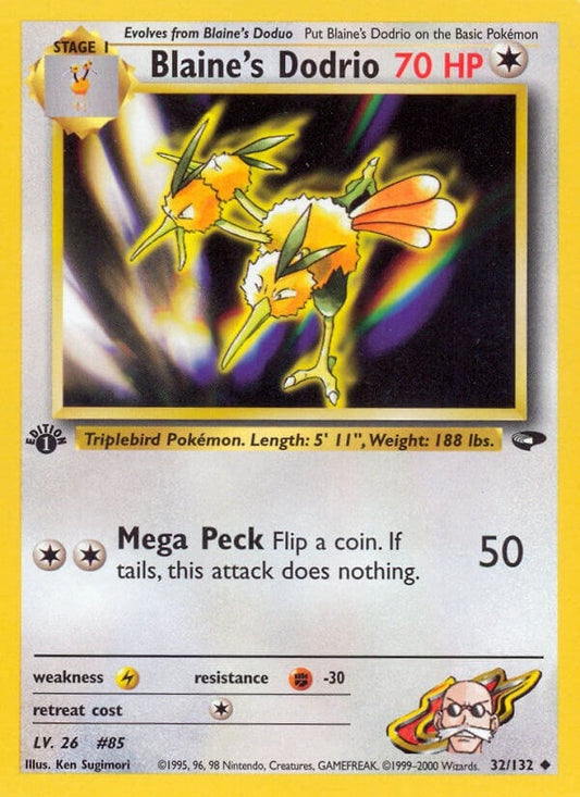 Blaine's Dodrio (032/132) (G2)