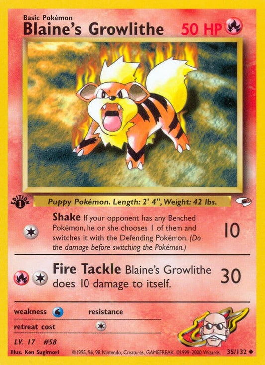 Blaine's Growlithe (35) (035/132) (G1)