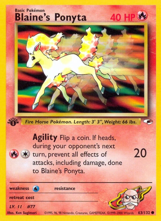 Blaine's Ponyta (063/132) (G1)