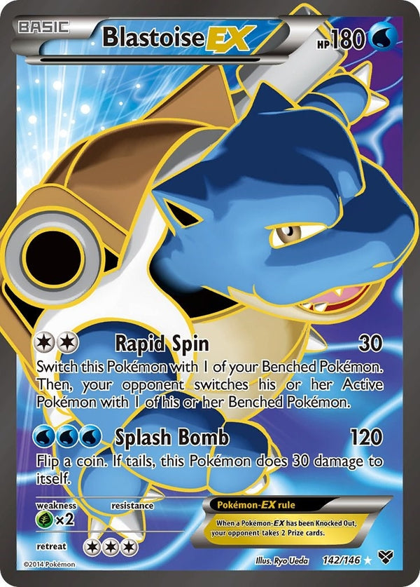 Blastoise EX (142 Full Art) (142/146) (XY)