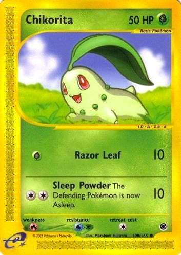 Chikorita (100) (100/165) (EX)