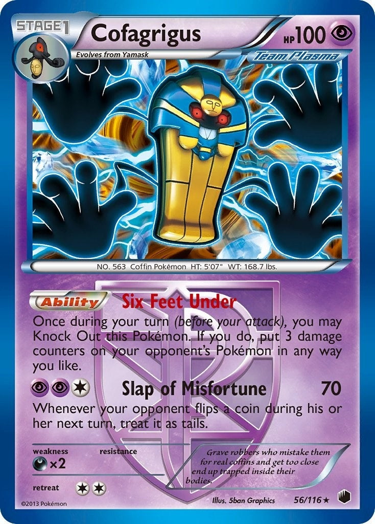 Cofagrigus (Team Plasma) (56) (56/116) (PLF)