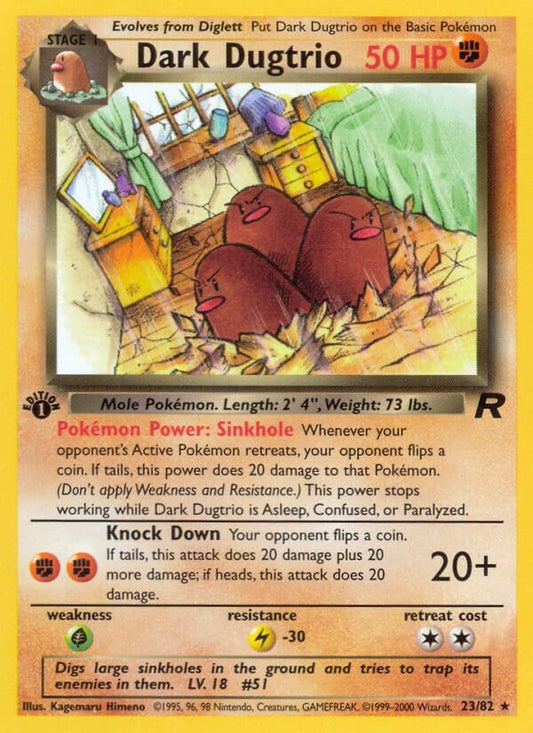 Dark Dugtrio (23) (23/82) (TR)