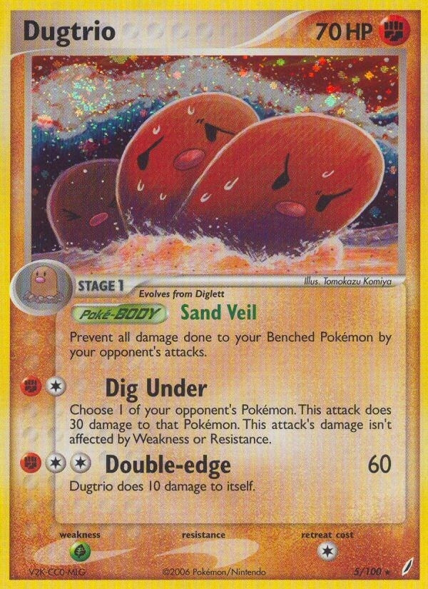 Dugtrio (5/100) (CG)