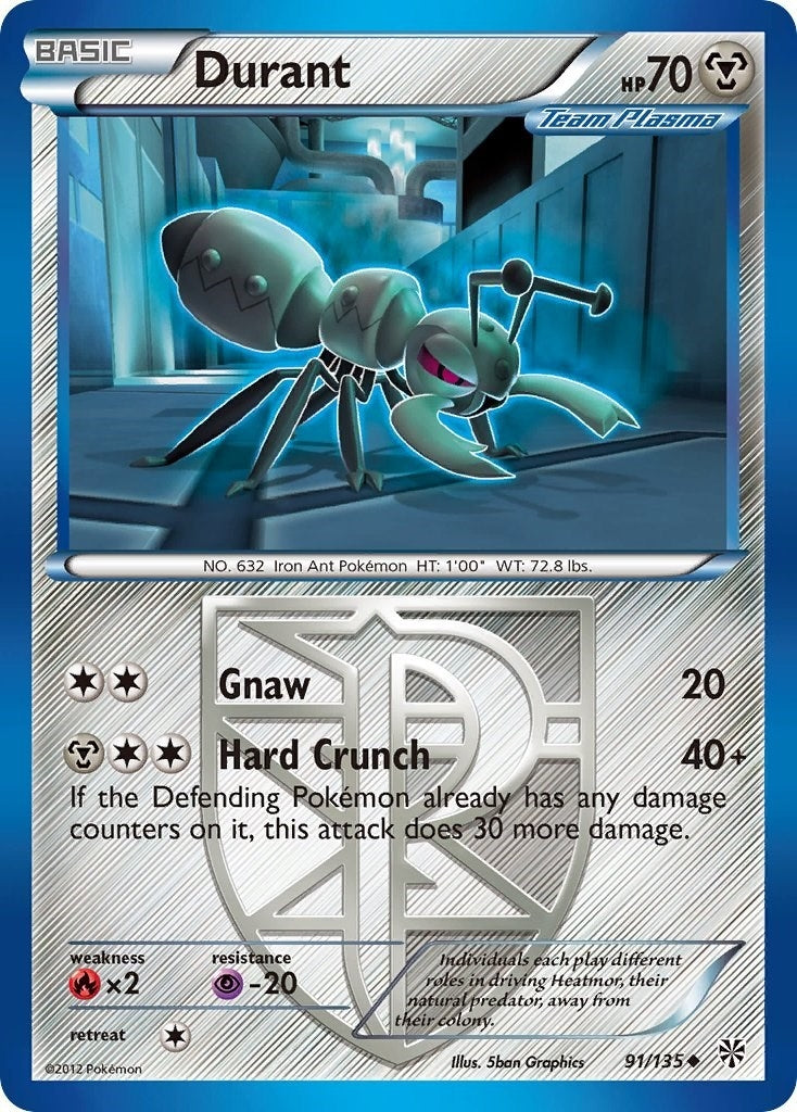 Durant (Team Plasma) (91) (91/135) (PLS)