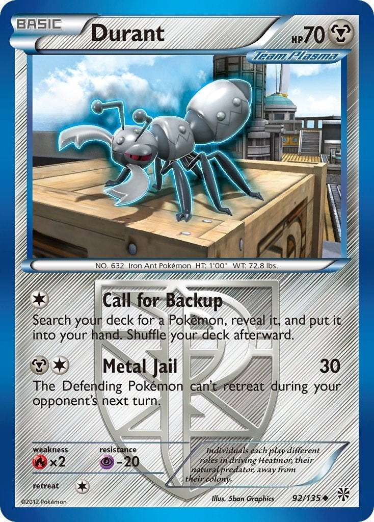 Durant (Team Plasma) (92) (92/135) (PLS)