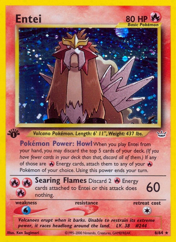 Entei (6) (06/64) (N3)