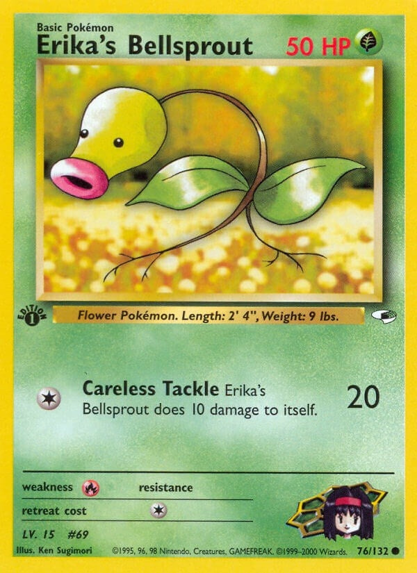 Erika's Bellsprout (76) (076/132) (G1)