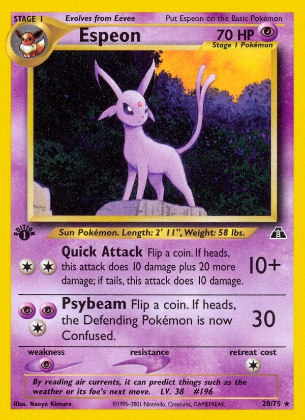 Espeon (20) (20/75) (N2)