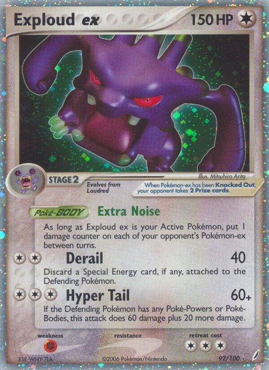Exploud EX 92/100 - DMG