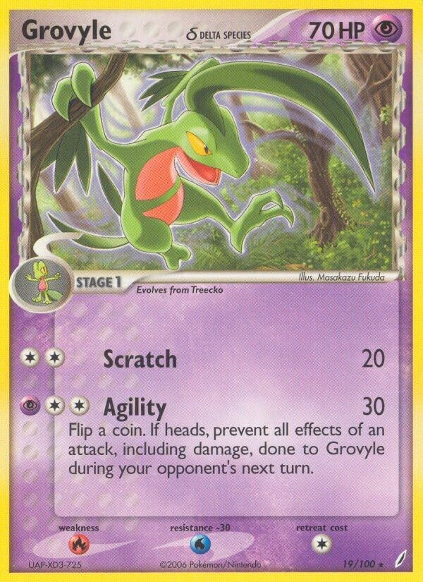 Grovyle (Delta Species) (19/100) (CG)