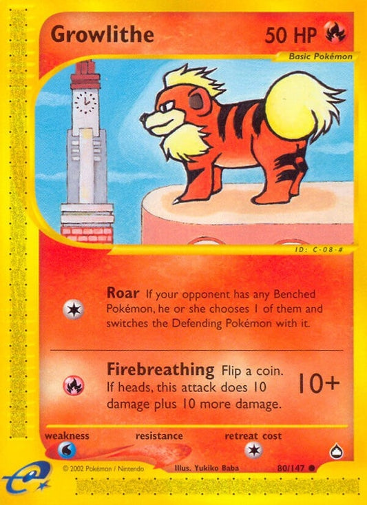 Growlithe (80) (080/147) (AQ)
