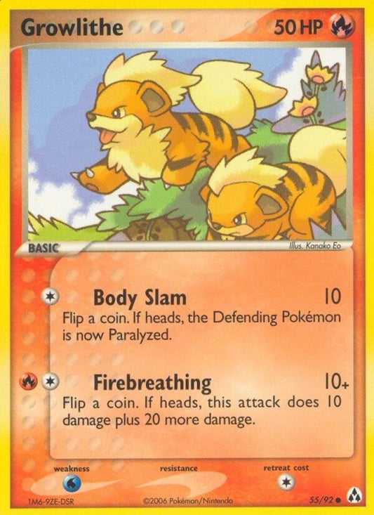 Growlithe (55/92) (LM)