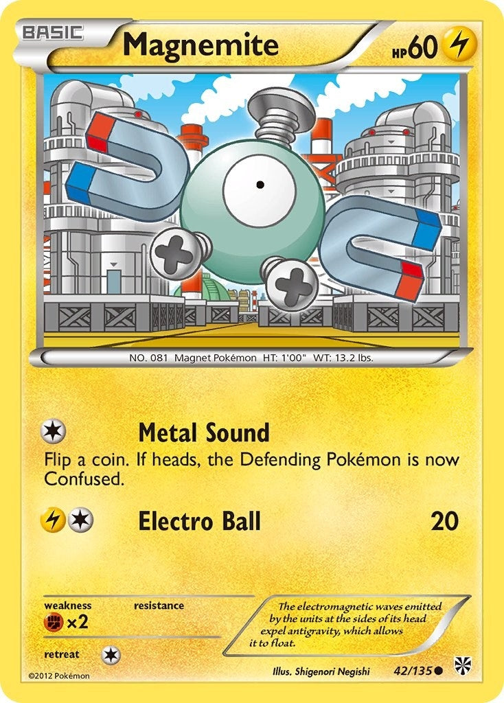 Magnemite (42) (42/135) (PLS)