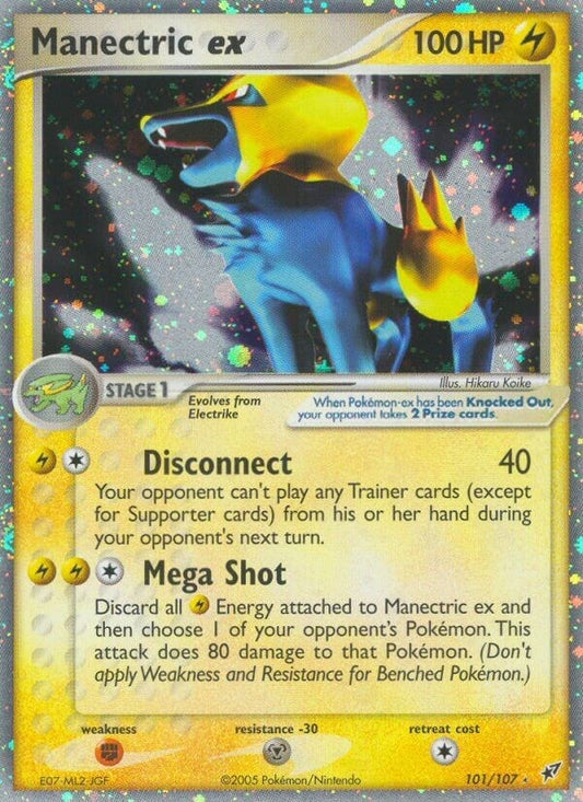 Manectric ex (101/107) (DX)