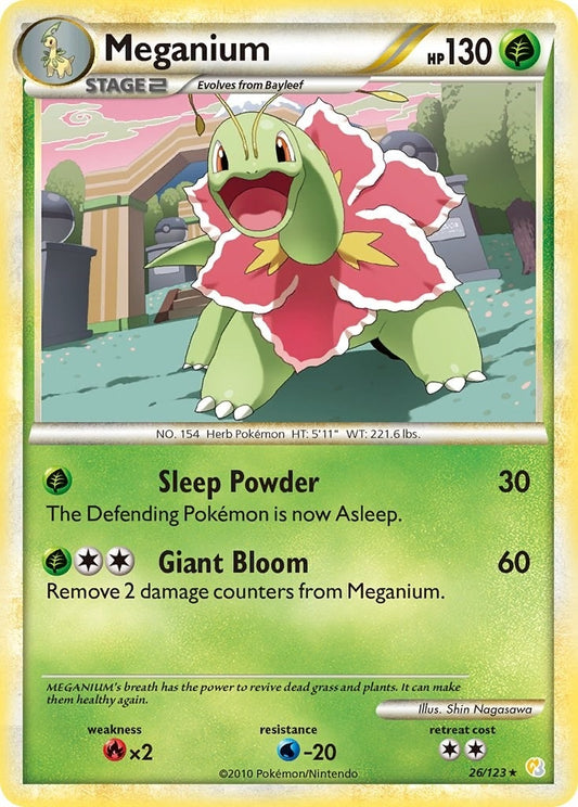 Meganium (26/123) (HS)