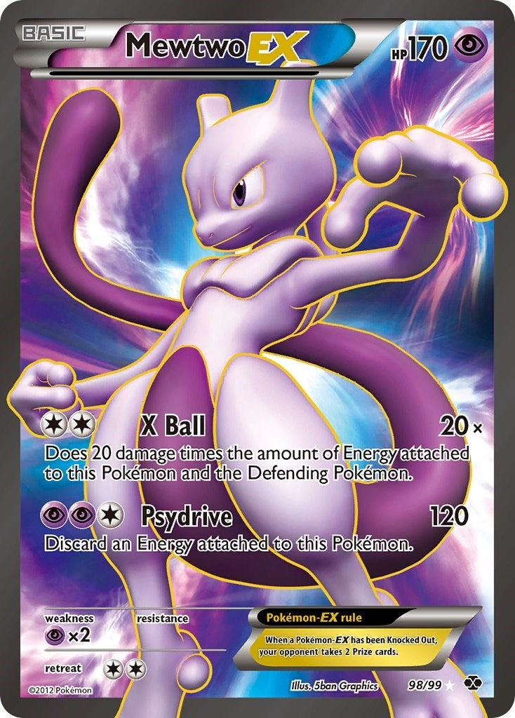 Mewtwo EX (98 Full Art) (98/99) (NXD)