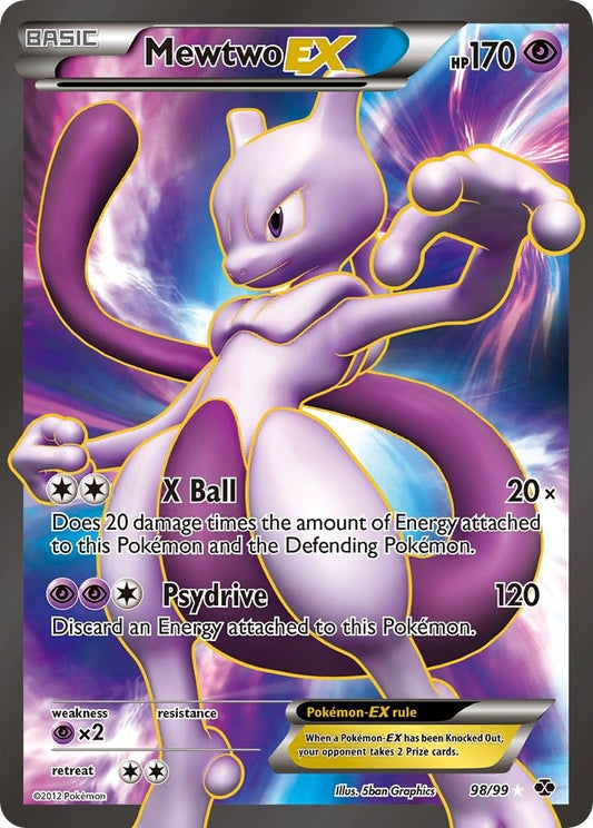 Mewtwo EX (98 Full Art) (98/99) (NXD)