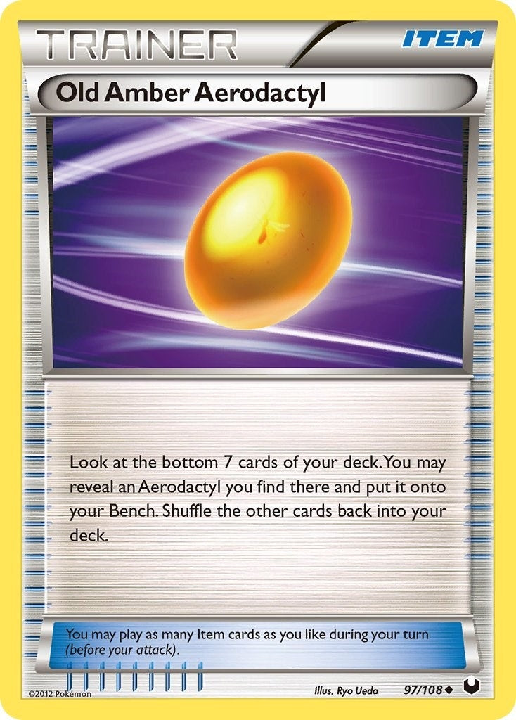 Old Amber Aerodactyl (97/108) (DEX)