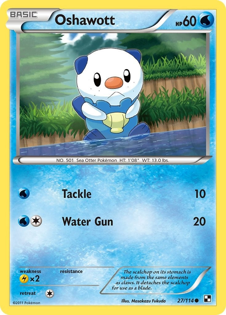 Oshawott (27) (27/114) (BLW)