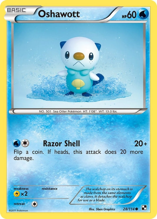 Oshawott (28) (28/114) (BLW)