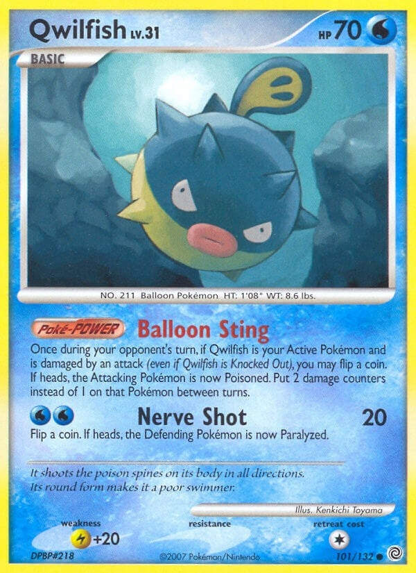 Qwilfish (101/132) (SW)