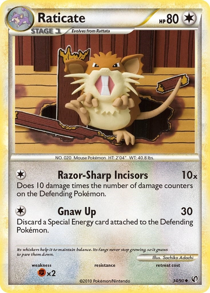 Raticate (34/90) (UD)