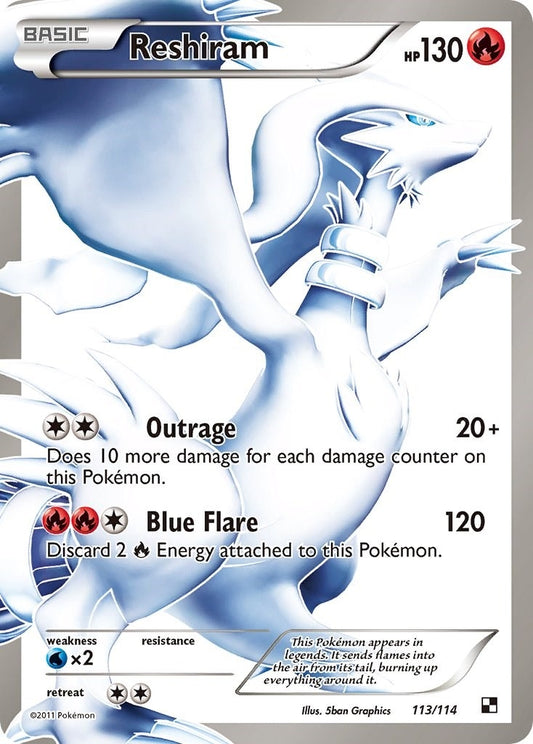Reshiram (113 Full Art) (113/114) (BLW)