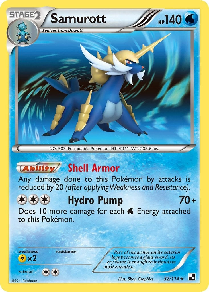 Samurott (32) (32/114) (BLW)