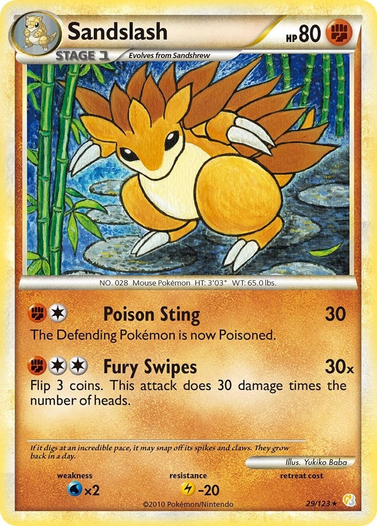 Sandslash (29/123) (HS)