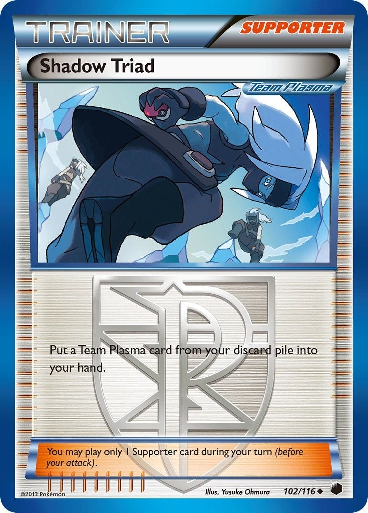 Shadow Triad (Team Plasma) (102/116) (PLF)