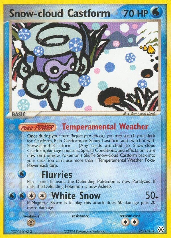 Snow-cloud Castform (25/101) (HL)
