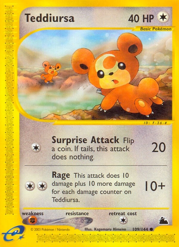Teddiursa (109/144) (SK)