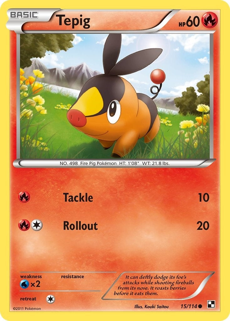 Tepig (15) (15/114) (BLW)
