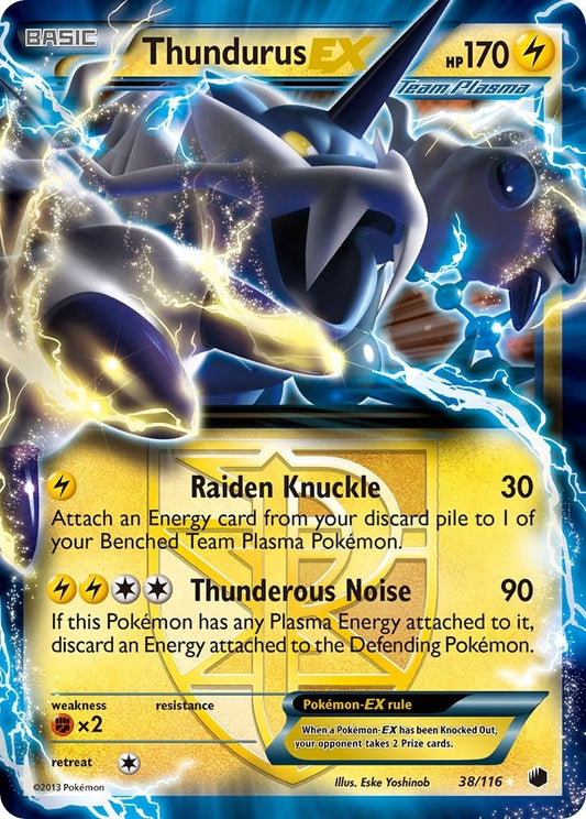 Thundurus EX (Team Plasma) (38/116) (PLF)