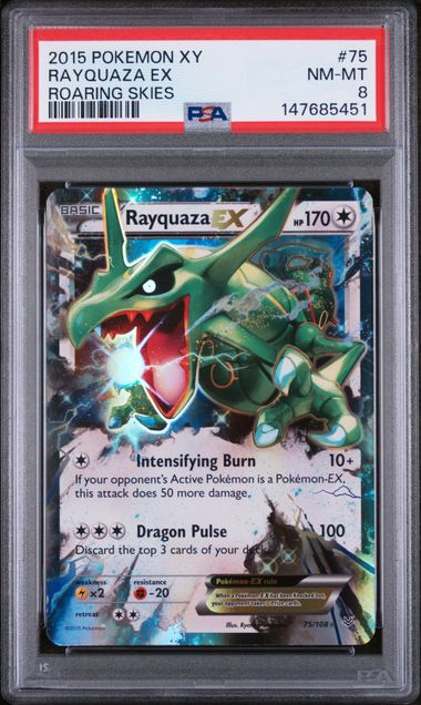 Rayquaza EX PSA 8